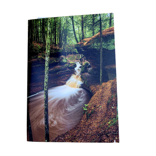 Houghton Falls - Northwoods Waterfall - Wisconsin Photo Greeting Card