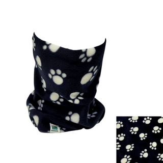 This chunky fleece neck gaiter is a shorter, looser style for cozy warmth.