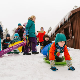 Sled as hard as you can, these wrist gaiters don't let snow get up your sleeves.