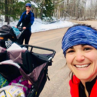 Our handy neck gaiters double as headbands!