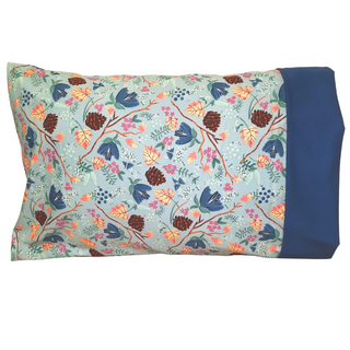 Brighten up your bedroom with a beautiful, soft pillowcase. Listing is for one pillowcase Made HERE | Made WELL Great as gifts! Let us personalize it for you with custom embroidery. Material: 100% cotton