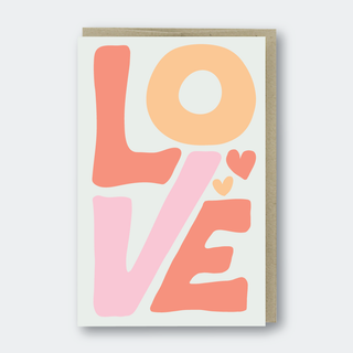 Love Abstract Letters