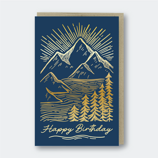 Birthday Mountainscape